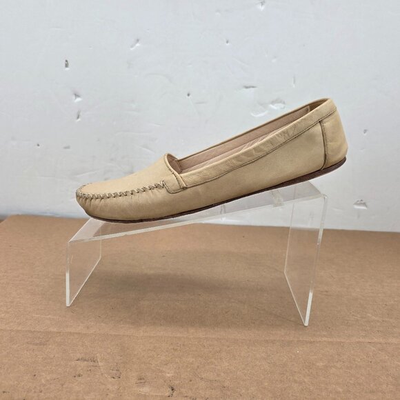 PRADA Puttty Womans Soft Leather Slip-On Loafers Moccasins Size 8 EU 39 - Picture 1 of 16